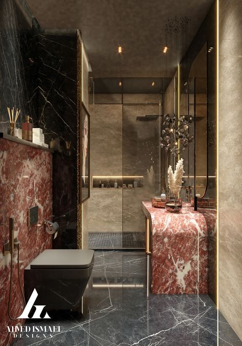 𝐋𝐔𝐗𝐔𝐑𝐘 𝐁𝐀𝐓𝐇𝐑𝐎𝐎𝐌 𝐃𝐄𝐒𝐈𝐆𝐍 :: Behance Tunisia Culture, Bathroom Behance, Toilet Interior, Luxury Bathroom Design, Gate Designs Modern, Eclectic Bathroom, Interior Layout, Bathroom Luxury, Gate Designs