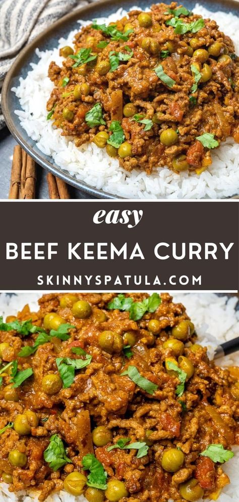 Beef Keema (Mince Curry) Curry Minced Beef, Mince Recipe Ideas, Savoury Minced Beef, Curry Minced Beef Recipes, Beef Keema Recipes, Recipes With Minced Beef, Keto Minced Beef Recipes, Savoury Minced Beef Recipes, Minced Beef Recipes Healthy