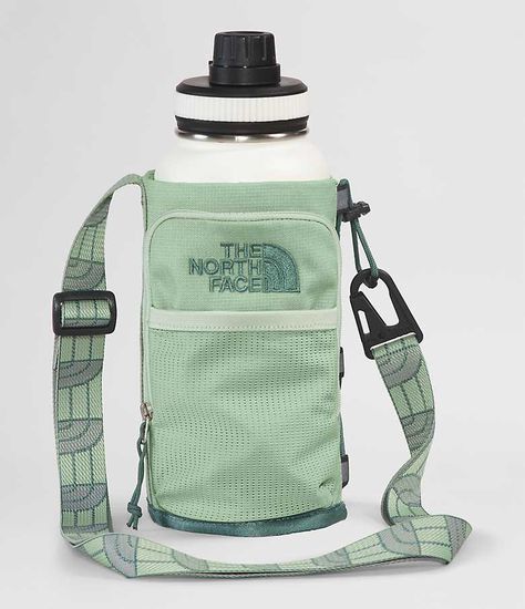 Borealis Water Bottle Holder | The North Face North Face Backpacks, Hiking Water Bottle, North Face Bag, Bottle Sling, Commuter Backpack, Water Bottle Bag, Hiking Essentials, Hiking Accessories, Water Bottle Holder