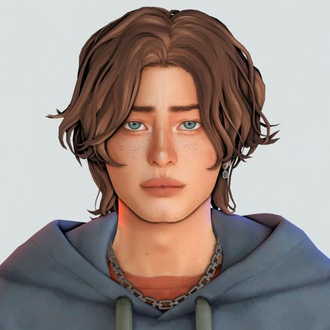 Sims 4 Messy Hair Male, Miguel O'hara Sims 4 Cc, Sims 4 Male Sims Dump, Sims4cc Male, Sims 4 Cas Mods, Cc Hair, Pelo Sims, Male Hair, Sims 4 Body Mods