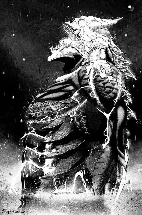 Manga Monster, Panel Manga, Kaiju No 8, No 8, Anime Wallpaper, Black And White, Anime, White, Black