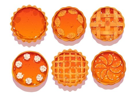 Thanksgiving Food Basket, Pie Illustration, Thanksgiving Pumpkin Pie, Sweet Carrot, Pumpkin Pies, Pie Tops, Thanksgiving Sale, Aroma Candle, Food Basket