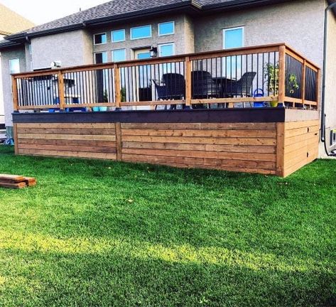 Deck Skirting Ideas, Lake Deck, Under Deck Storage, Skirting Ideas, Deck Skirting, Building A Porch, Patio Deck Designs, Backyard Designs, Deck Designs Backyard