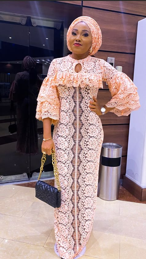 jyromuch_designz on Instagram: It’s back to back mad designs from us 👍 Few pieces of this beauty available for the fastest fingers Sz 8-16; 30,500 18-22; 35,500 Inner;… African Lace Bubu Styles, Kaftan Styles With Lace, Gorgeous Lace Gown Styles, Bubu Styles Lace, Ladies Lace Dress Styles, Latest Lace Kaftan Styles For Women, Kaftan Lace Styles For Women, Latest Kaftan Styles For Ladies, Bubu Styles For Lace