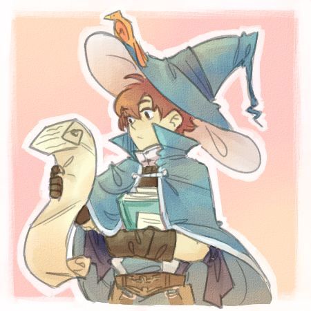 Cute Wizard Art, Mage Reference Poses, Cute Wizard Drawing, Wizard Oc Art, Wizard Drawing Reference, Young Wizard Male, Witch Boy Art, Ricken Fire Emblem, Male Wizard Character Design