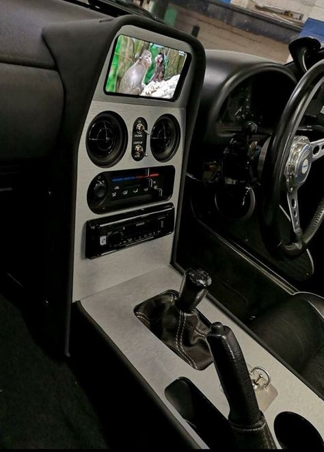 Miata Interior Custom, Miata Interior, Car Cockpit, Mazda Miata Na, Miata Car, Mx5 Mk1, Sporty Cars, Mx5 Na, Car Mazda