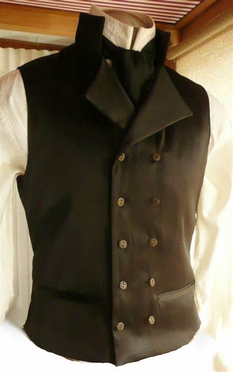 Regency men's vests - Yahoo Image Search Results Groom Waistcoat, Style Androgyne, Wedding Vest, Bridgerton Inspired, Double Breasted Vest, Double Breasted Waistcoat, Men's Vests, Regency Fashion, Fashion 2016