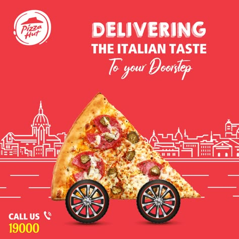 Social Media | Pizza Hut on Behance Pizza Ads, Pizza Post, Fast Food Pizza, Creative Pizza, Pizza Branding, Video Food, Pizza Design, Ads Creative Advertising Ideas, Restaurant Marketing