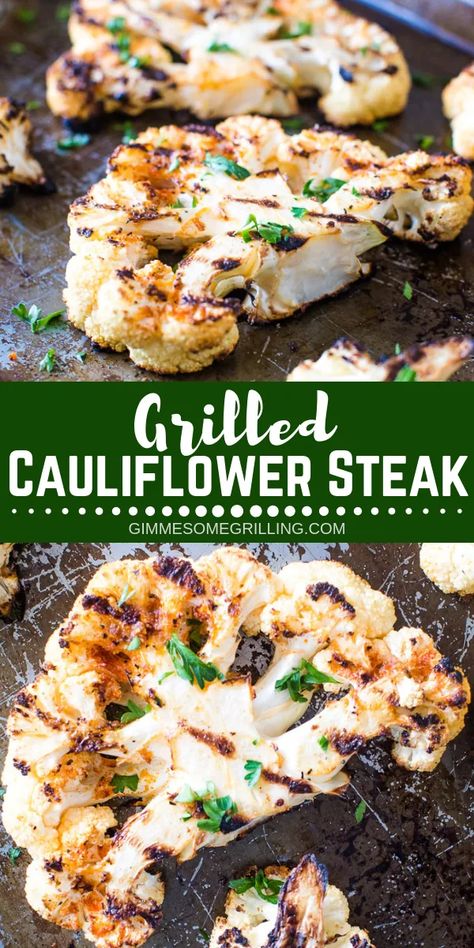 Grilled Meat Ideas Dinners, Cauliflower On The Blackstone, Flat Top Grill Recipes Vegetarian, Grilling For Vegetarians, Cauliflower Grill Recipes, Roasted Cauliflower On The Grill, Cauliflower Steaks Bbq, Blackstone Grill Recipes Vegetarian, Low Calorie Blackstone Recipes