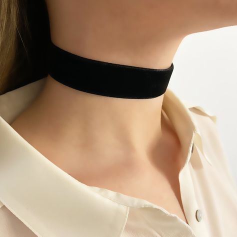 #of #World #Accessories #Necklaces #Exploring #Choker #Timeless #Allure #Fashion #Exploring #the #A #Statement Choker Outfit, Black Velvet Choker Necklace, Trendy Chokers, Gothic Choker, Velvet Choker Necklaces, Ribbon Choker, Necklace Outfit, Gothic Chokers, Handmade Chokers