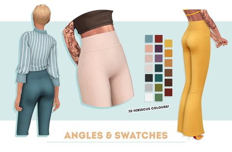 Luna Leggings | Solistair on Patreon Flare Legging, Flared Leggings, Flare Leggings, Sims 4 Cc, Sims 4, Leggings