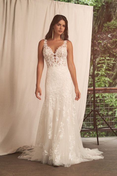 Lillian West | Blushing Bride Boutique | Austin - theblushingbrideboutique.com Lillian West Bridal, Lillian West Wedding Dress, Sabrina Neckline, Justin Alexander Signature, Lillian West, Flare Gown, Justin Alexander, Wedding Dresses Beaded, Best Wedding Dresses