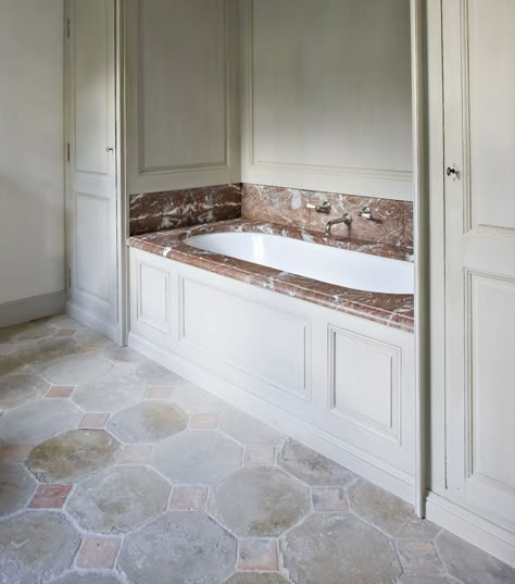 loading Christina Cole, Bath Surround, Marble Tub, Tub Ideas, Dream Bath, Marble Bath, Cottage Interior, Tub Surround, Unique Flooring