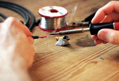 Learn How to Solder Wires Diy Air Purifier, Ansan, Solder Wire, Soldering Iron Tips, Plastic Coating, Making A Budget, Metal Spring, Wolfram, Diy Repair