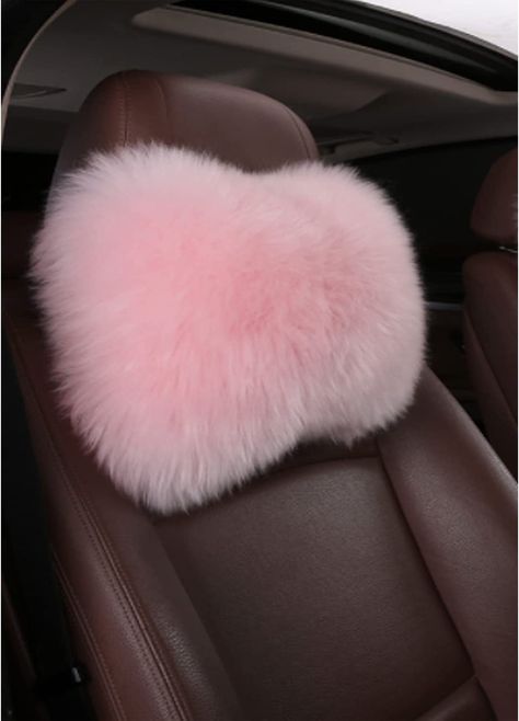 Car Neck Pillows, Princess Car, Pink Car Accessories, Car Interior Diy, Passenger Princess, Girly Car Accessories, Dream Cars Mercedes, Car Deco, Princess Decorations