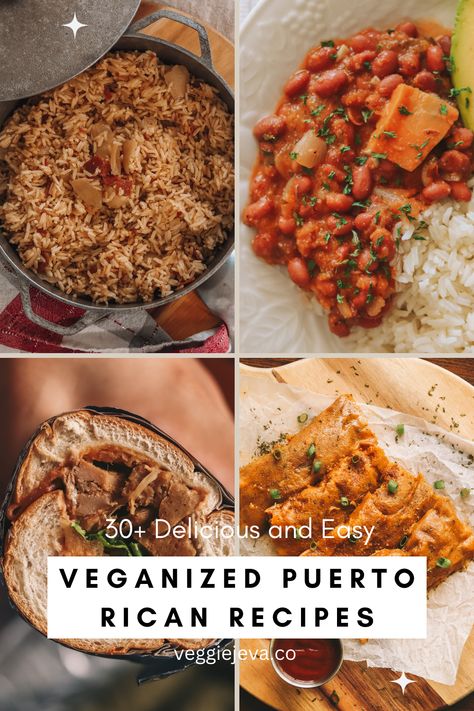 Puerto Rican Chinese Food, Vegan Latin Food, Puerto Rican Vegetarian Recipes, Vegetarian Carribean Food, Healthy Puerto Rican Food, Vegan Puerto Rican Recipes, Vegan Caribbean Food Recipes, Puerto Rican Food Recipes, Vegetarian Puerto Rican Food