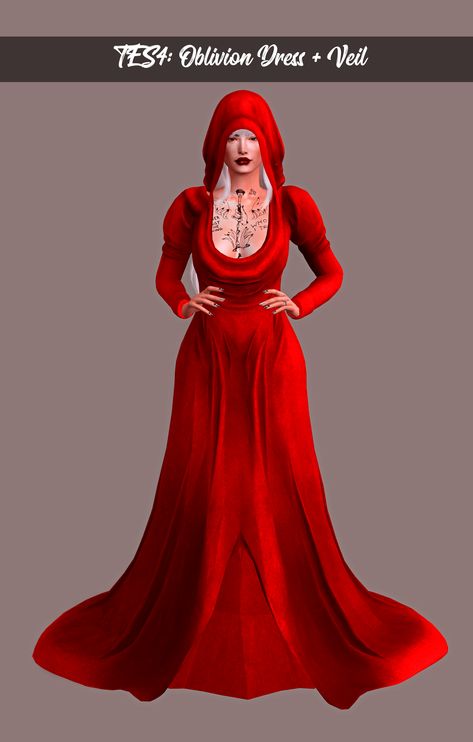 Medieval Veil, Sims 4 Medieval, Vampire Dress, Sims Medieval, Sims 4 Cc Makeup, Witch Dress, Sims 4 Dresses, Sims 4 Characters, The Sims 4 Download