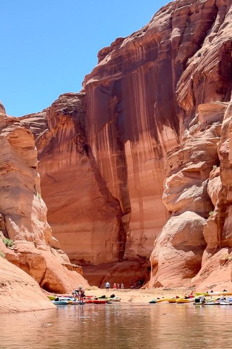 Everything You Need To Know About Kayaking Antelope Canyon on Lake Powell ‘The Right Way’ — findingfiona Big Water Bottle, Ocean Kayak, Adventurous Things To Do, Lower Antelope Canyon, Travel Destinations Usa, Page Arizona, Usa Travel Guide, Lake Powell, Usa Travel Destinations