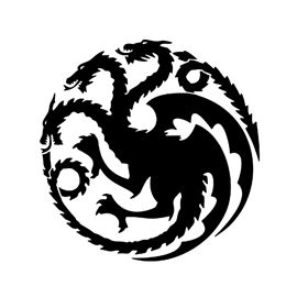 Could put this on a tile. Game of Thrones - House Targaryen Sigil Stencil Baratheon Sigil, House Targaryen Sigil, Pumpkin Carving Games, House Stark Sigil, Stark Sigil, Targaryen Sigil, Dessin Game Of Thrones, Targaryen Tattoo, Silhouette Disney