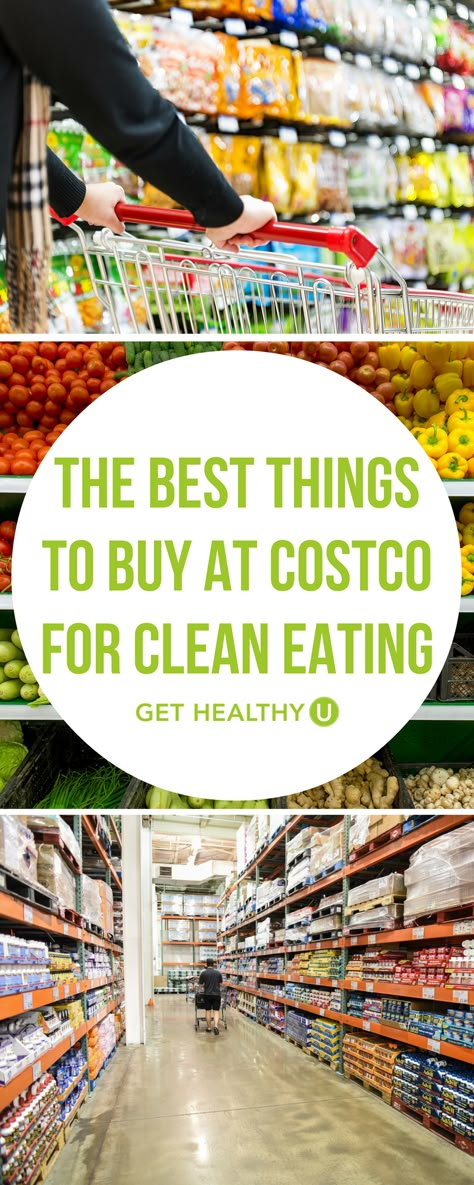 Check out our article on what healthy foods you can find at Costco! Grocery shopping can be challenging, especially if you're cooking for a group, and this list will tell you what key items to get while you're inside this big box store! Costco Grocery, Things To Buy At Costco, Healthy Foods To Buy, Best Healthy Foods, Costco Shopping List, Costco Shopping, Costco Meals, Best Things To Buy, Costco Finds