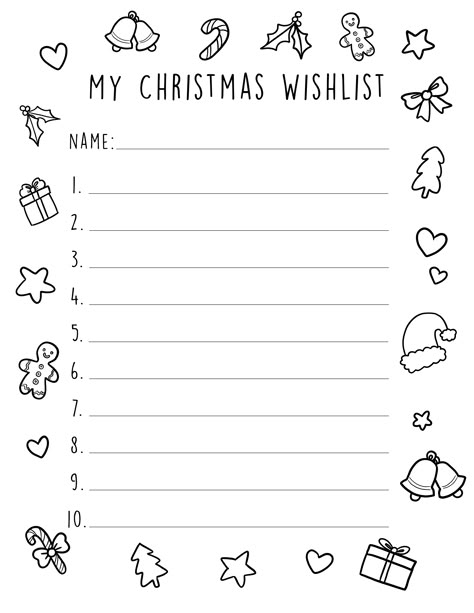 Christmas List Worksheet, Christmas List Printable Aesthetic, Christmas List Coloring Page, Aesthetic Wishlist Template, Aesthetic Christmas Wish List Template, Christmas Lists Printable, Christmas Whislist Ideas Paper, Kids Christmas Wish List Printable, Printable Christmas List For Kids