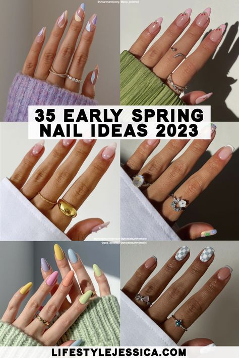 Spring 23 Nail Trends, Vibrant Spring Nails, Dainty Spring Nails, Spring 23 Nails, Nail Art Spring Classy, Aesthetics As People, Spring Minimalist Nails, Spring Nail Inspo 2024, Boho Spring Nails