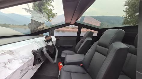 Electric Pickup Truck, Tesla Interior, Electric Pickup, Tesla Cybertruck, Electric Truck, Tesla S, Truck Interior, Valentine Photography, Car Projects