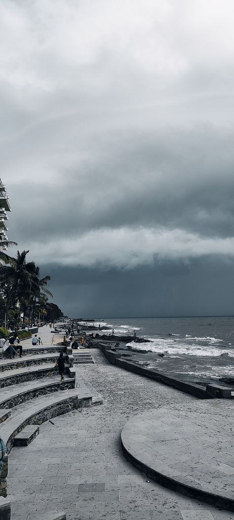 Bandstand Mumbai, Mumbai Wallpaper, Bottle Fairy Lights, Rough Seas, Galaxies Wallpaper, Perfect Weather, City Wallpaper, Wallpaper Iphone Cute, Fairy Lights