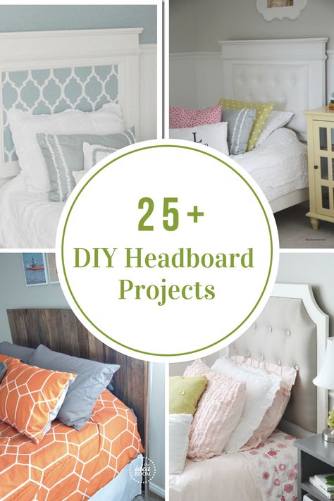 These DIY Headboard Project Ideas will show you how to make a headboard from items such as wallpaper, fabric, wood shims, old shutters, and ceiling panels. Which one will you be making? Homemade Headboards Fabric, Ceiling Tile Headboard, Headboard Redo, Bedroom Headboards, Homemade Headboards, Wallpaper Headboard, Floating Headboard, Diy Bed Headboard, Headboard Projects