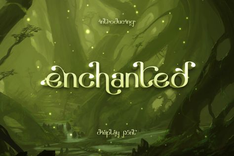 Download Enchanted font for iOS, Android, macOS, or Windows for free, or you can buy the full version with a commercial license here. Enchanted is an incredibly cool and unique display font. It has fantasy and mystical vibes and it will undoubtedly immerse your designs into a magical world. Enchanted Font Free Download License: Personal […] The post Enchanted Font appeared first on FreeFontDL. Best Canva Fonts, Fantasy Vibes, Forest Logo, Fantasy Logo, Fonts Cursive, Font Bubble, Font Creator, Nail Business, Holiday Fonts