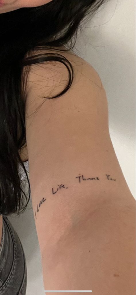 Max Miller Quote Tattoo, I Love Life Thank You Tattoo, Heart To Heart Tattoo Mac Demarco, Mac Miller Cinderella Tattoo, Love Lost Mac Miller Tattoo, Mac Miller Spine Tattoo, Matching Mac Miller Tattoos, Dainty Mac Miller Tattoo, Mac Miller Simple Tattoo