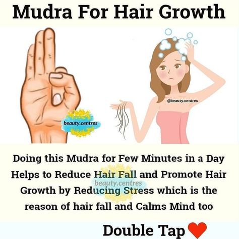 Mudra For Hair Growth, Healing Reflexology, Pressure Point Therapy, Quick Yoga, Yoga Facts, Massage Therapy Techniques, Mantra For Good Health, Healing Yoga, Health And Fitness Articles