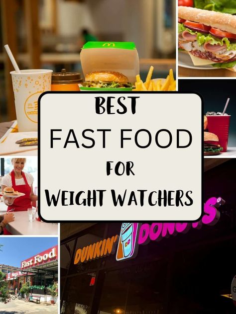 Are you following the Weight Watchers plan but craving some Fast Food? Take a look at this list of some of the best fast food ideas for anyone following the WW plan. Whether it's a burger, taco or chicken nuggets that you want - you'll find it here. #ww #weightwatchers #wwfastfood #wwpoints Ww Fast Food Guide 2023, Fast Food Ideas, Kids Chicken Nuggets, Fast Food Salads, Spicy Chicken Breast, Weight Watchers Food Points, Fast Food Diet, Roast Beef Sliders, Weight Watchers Plan