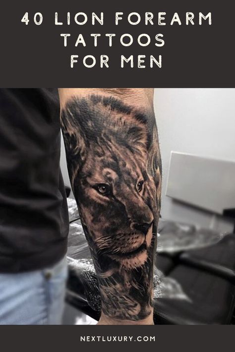 The lion tattoo has always been a symbol of power. Yes, there are many people who see the lion tattoo and immediately connect it to the astrological Leo sign, but there are plenty of people who see the lion as something completely different.For one, the lion tattoo has become a very alluring image that one could almost call sexy for lack of a better word. #nextluxury #tattooideas #tattoodesigns Leo Tattoo For Men Lion, Leo Tattoos For Men, Leo Tattoos Men, Lion Sleeve Tattoo Men Ideas, Lion Tattoo Design Forearm, Lion Forearm Tattoo For Men, Leo Tattoo For Men, Lion Tattoo Forearm, Powerful Tattoos Men