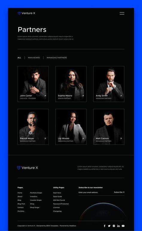 Investment HTML CSS Website Theme Dark Mode Website, Biography Report, Professional Writing, Dark Mode, Investment Advisor, Investment Portfolio, Venture Capital, Html Css, Homework Help