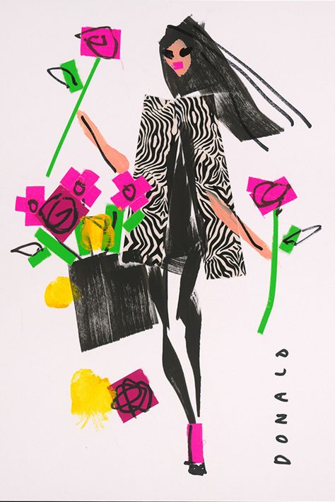 Donald Robertson’s illustrations for Covent Garden God Made Girls, Donald Robertson, Fashion Sketching, Charity Auction, Fashion Drawings, Original Fashion, People Illustration, Fashion Illustrator, Covent Garden