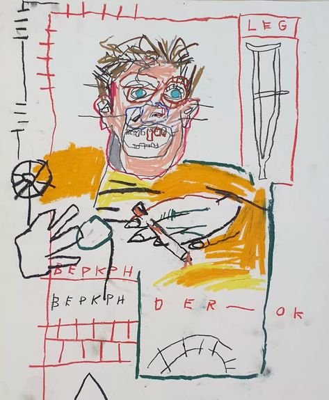 Modern Masters Exhibition | London | Moco Museum Basquiat Portrait, Jean Michel Basquiat Art, Basquiat Paintings, Basquiat Art, Jean Dubuffet, Jean Michel Basquiat, Jean Michel, Outsider Art, Wall Poster