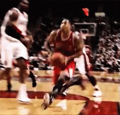 Derrick Rose Nba GIF - Derrick Rose Nba Dunk - Discover & Share GIFs Nba Gif, Rose Nba, Ja Morant Style, Rosé Gif, Derrick Rose, Banner Gif, Animated Gif, Cool Gifs, Nba