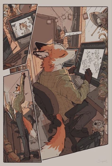 Fox Art, 영감을 주는 캐릭터, Funky Art, Creature Art, Art Reference Poses, Pretty Art, Cool Drawings, Animal Drawings, Amazing Art