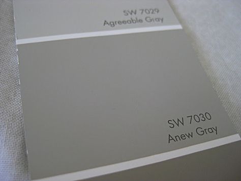 Eat. Sleep. Decorate.: {Flip Home} Update- Tile & Interior Paint Colors Anew Grey Exterior, Grey Exterior House, Anew Grey, Anew Gray Sherwin Williams, Agreeable Grey, Popular Grey Paint Colors, Gray Sherwin Williams, Media Room Paint Colors, Gray Paint Colors