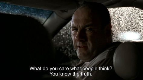 Film Quotes Aesthetic, Soprano Quotes, Tony Soprano Quotes, Sopranos Quotes, James Gandolfini, Red Quotes, Spiritual Eyes, Cinema Quotes, Quotes Family