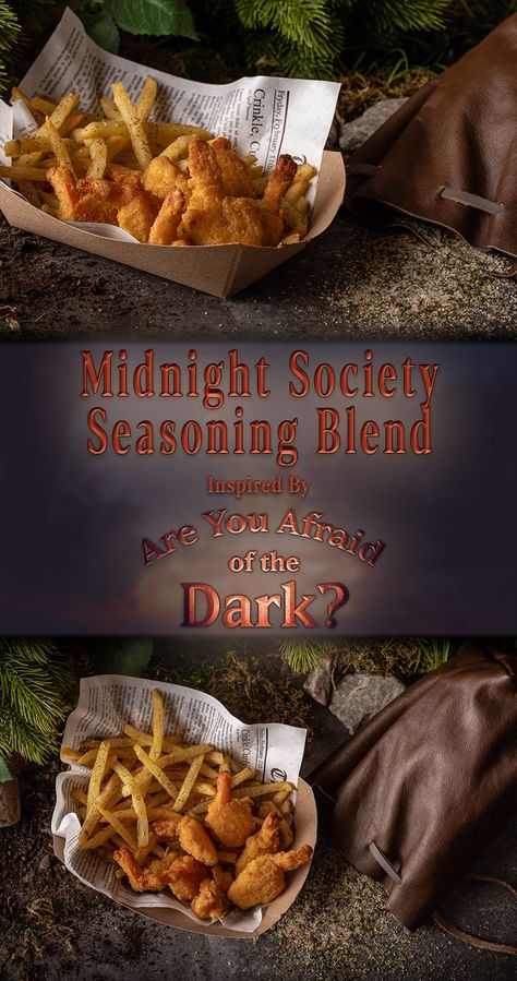 Midnight Society, Dried Lemon Peel, Movie Night Food, Geek Food, Frozen French Fries, Dinner And A Movie, Night Food, Afraid Of The Dark, Seasoning Blend