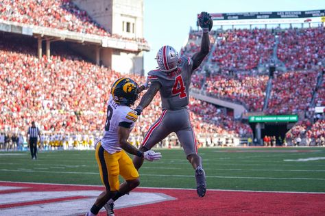 Pic of Jeremiah Smith Catch 🔥 Ohio State, Ohio, Nfl, Football, Frame, American Football