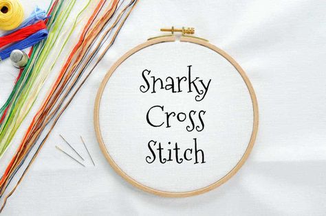 Snarky Cross Stitch Patterns Free, Cross Stitch Wreath Pattern Free, Sassy Cross Stitch Patterns Free, Snarky Christmas Cross Stitch, Snarky Embroidery Patterns, Tolkien Cross Stitch, Free Beginner Cross Stitch Patterns, Cross Stitch Quotes Patterns Free, Sassy Cross Stitch Patterns