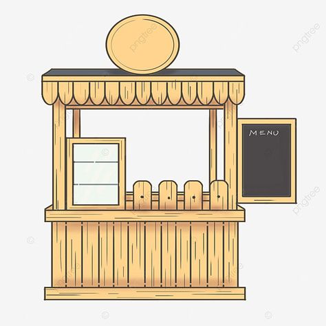 School Booth Design, Booth Drawing, Booth Design Food, Booth Illustration, Buffet Counter, Food Booth, Booth Diy, Presentation Ideas For School, Market Booth