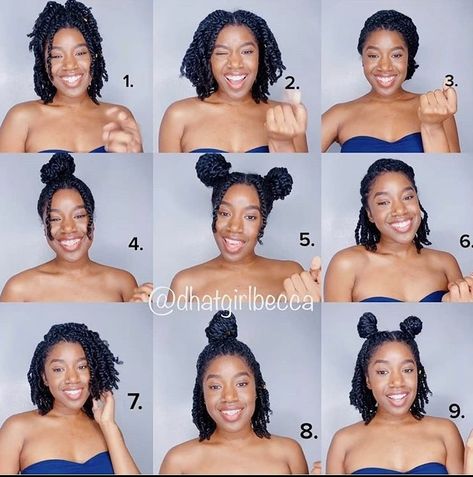 Twists Tutorial, Mini Twists Natural Hair, Short Hair Twist Styles, Micro Braids Hairstyles, Cabello Afro Natural, Short Box Braids Hairstyles, Afro Natural, Quick Natural Hair Styles, Box Braids Hairstyles For Black Women