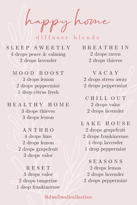 Calming Stress + Spring Diffuser Blends - The Inspired Room Bathroom Diffuser Blends, Home Diffuser Blends, Young Living Essential Oil Diffuser, Spring Diffuser Blends, Home Diffuser, Essential Oil Combinations, Essential Oil Diffuser Blends Recipes, Young Living Essential Oils Recipes, Essential Oils Guide