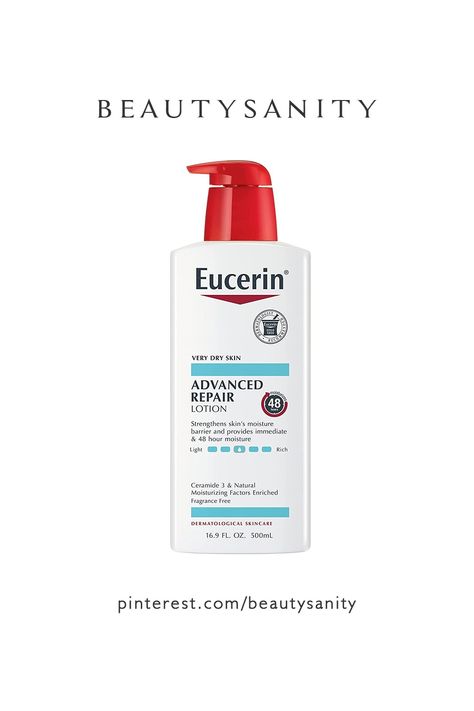 Eucerin Advanced Repair Body Lotion, Unscented Body Lotion for Dry Skin, 16.9 Fl Oz Pump Bottle Aquaphor Body Lotion, Amlactin Lotion Review, Eucerin Repair, Eucerin Advanced Repair Lotion, Amlactin Body Lotion, Unscented Body Lotion, Unscented Lotion, Lotion For Dry Skin, 16 9