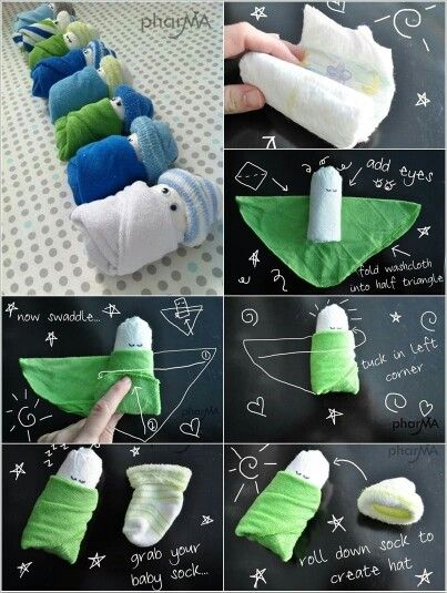 Perlengkapan Bayi Diy, Diaper Gifts, Idee Babyshower, Baby Shower Crafts, Shower Diy, Baby Diaper Cake, Diy Baby Shower Gifts, Diy Bebe, Cadeau Baby Shower