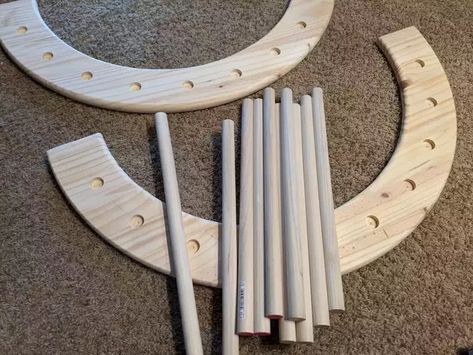 Diy Wobble Board, Diy Climbing Arch, Diy Pickler, Pikler Arch, Diy Rocking Chair, Diy Toddler Bed, Montessori Diy, Kids Flooring, Wooden Arch